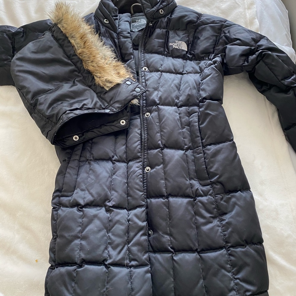 North Face Long Girls Small  Coat